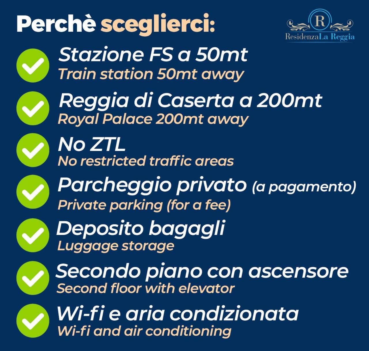 Bed and Breakfast Residenza La Reggia Казерта Экстерьер фото